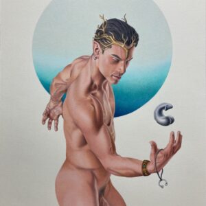 Homoerotic art Fine art Gay art Colored pencils art